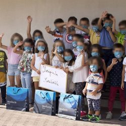 MoreTextile distribuiu máscaras em escolas